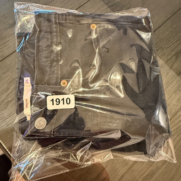 Levi's® Premium WEDGIE STRAIGHT FIT WOMEN'S JEANS Black 31910 - Picture 14 of 14